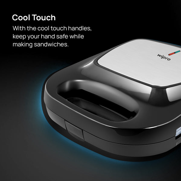 Wipro Elato Extra Large 4-Slice sandwich maker with Ceramic Plates BS203 1400W