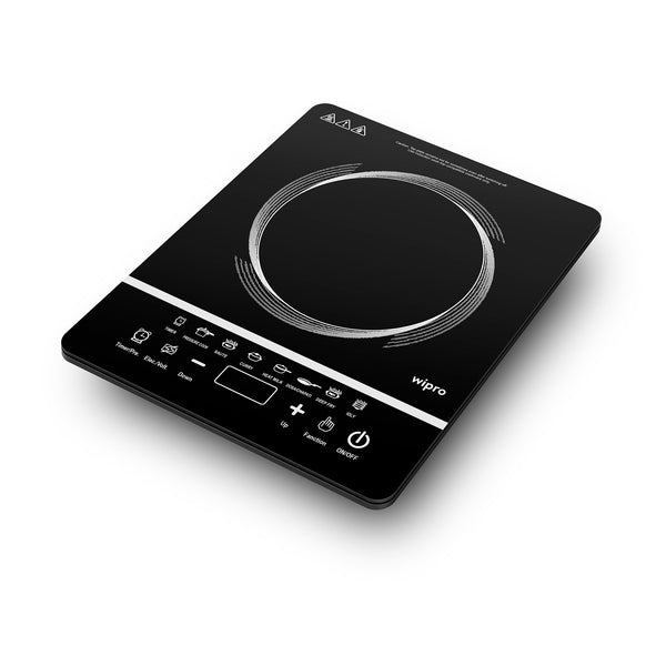 Wipro Induction Cooktop with Feather Touch & Crystal Glass Plate