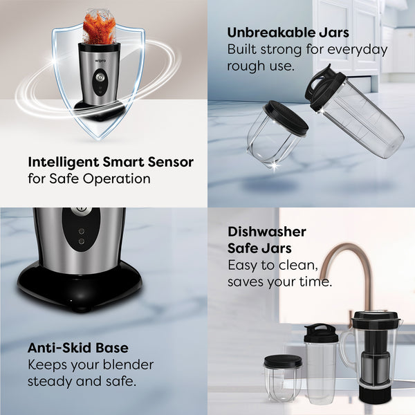 Wipro Elato Countertop Blender 3 Jar FCB 105