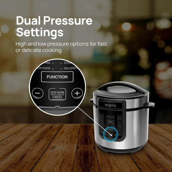 Wipro Elato Digital Electric Pressure Cooker CPC201