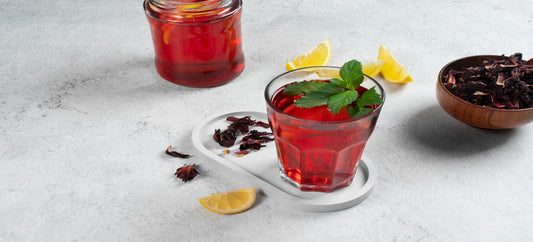 Ayurvedic Amla & Hibiscus Herbal Drink for Premature Greying