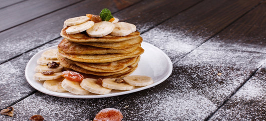 Biotin-Rich Banana & Oatmeal Pancakes for Thick Hair