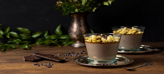 Chocolate Mousse Dessert for New Year Celebrations