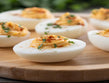 Deviled Eggs- Guilt-Free Christmas Canapés for Your Festive Spread