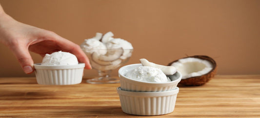 Homemade Natural’s Style Tender Coconut Ice Cream