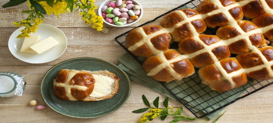 Hot Cross Buns Recipe for Good Friday - Easy, Traditional & Bakery-Style