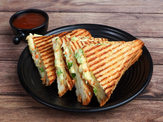 Veg Grilled Cheese Sandwich Recipe