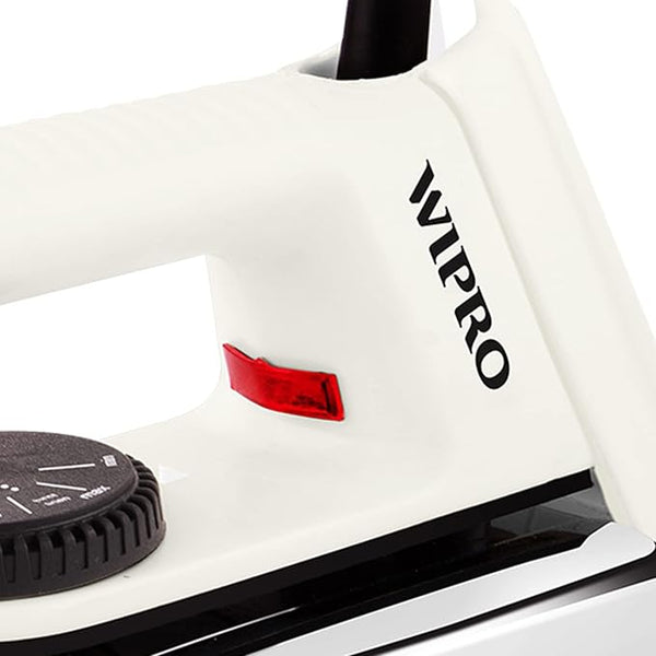 Wipro Magiq VI121100 Automatic Electric Dry Iron 1000W |Instant Heating | Non-Stick Coated Sole Plate | Multiple Temperature Levels | Comfortable Handgrip | 2 Years Warranty
