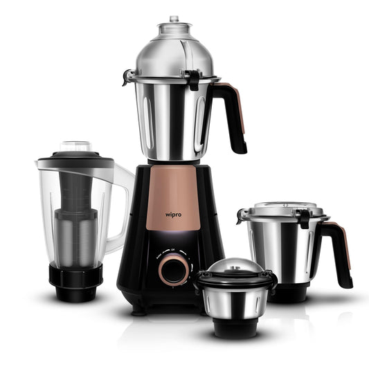 Wipro Elato Divine 800 Watt Mixer Grinder with 4 Jars FMG 215