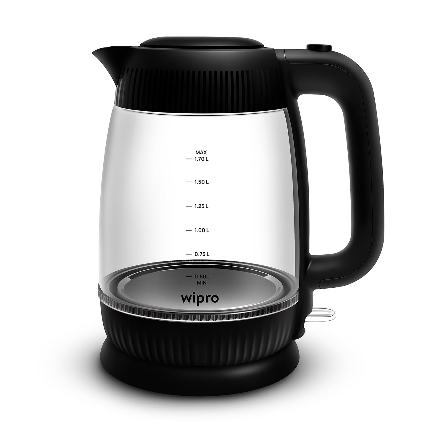 Wipro Elato BK214 1.8 litre Glass LED electric Kettle with Keep warm Function