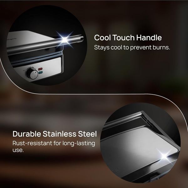 Wipro Elato BS205 2200 Watt Super Jumbo Ceramic Grill Sandwich Maker