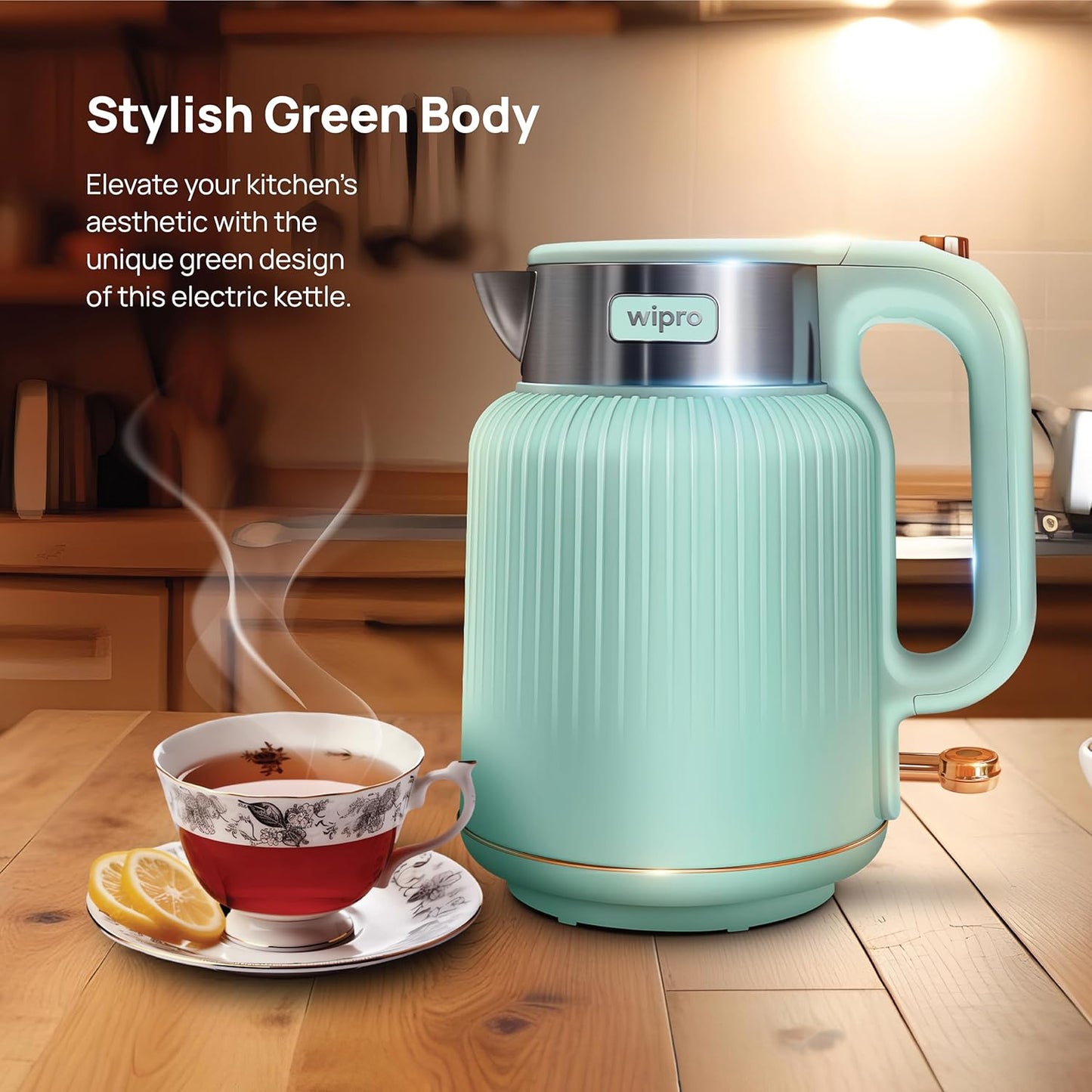 Wipro Elato BK215 Cool Touch Electric Kettle 1.7 Litres
