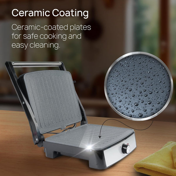 Wipro Elato BS205 2200 Watt Super Jumbo Ceramic Grill Sandwich Maker