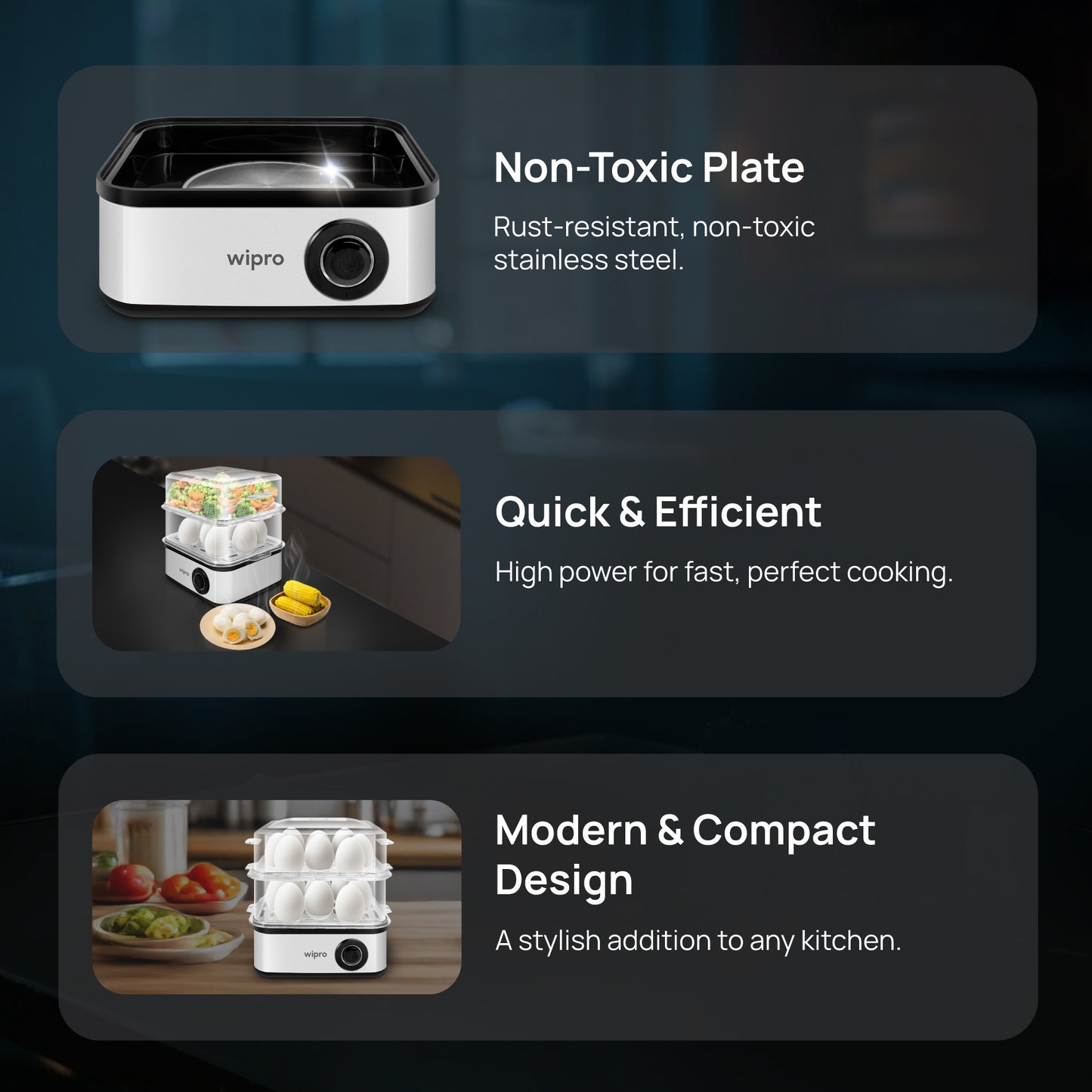 Wipro Elato BE201 4in1 Multicooker 500 Watt