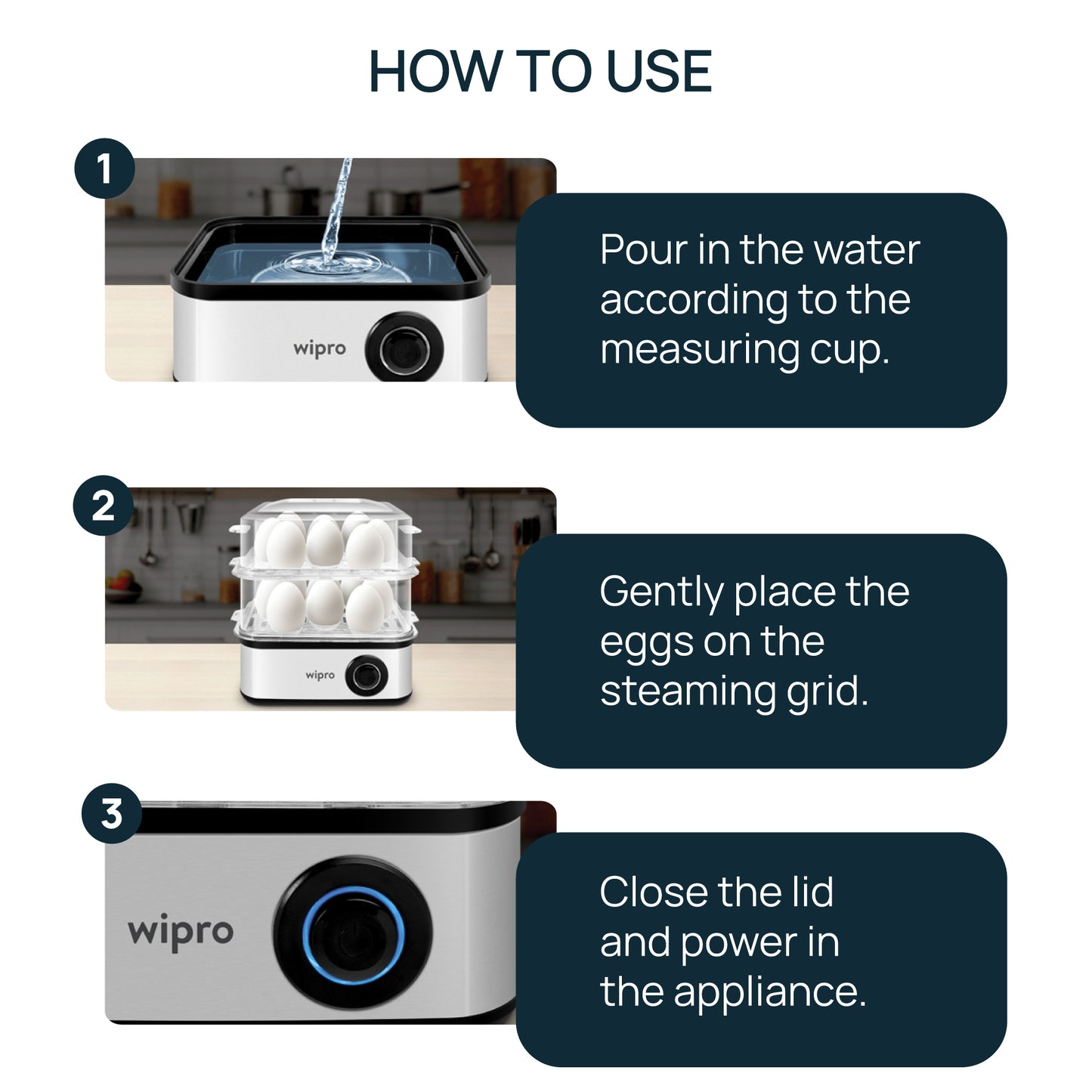 Wipro Elato BE201 4in1 Multicooker 500 Watt