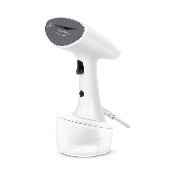 Wipro Handheld Garment Steamer - Lightweight & Compact |Two level Digital Control Steam Rate | Ceramic Soleplate | Vertical steaming | 1380 Watt Fast Heat up | Upto 20 g/min | Auto shut off | 2 Years Warranty