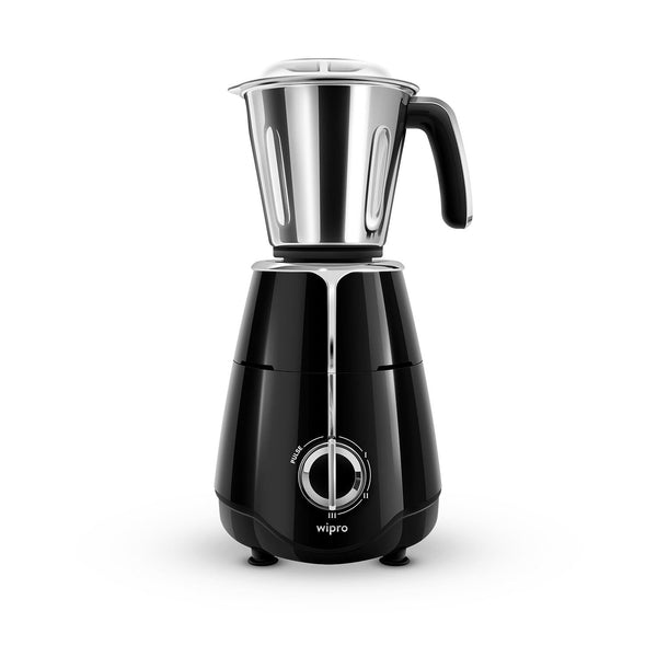 Wipro Elato FMG204 1000 Watt Mixer Grinder (3 Jars, Black)