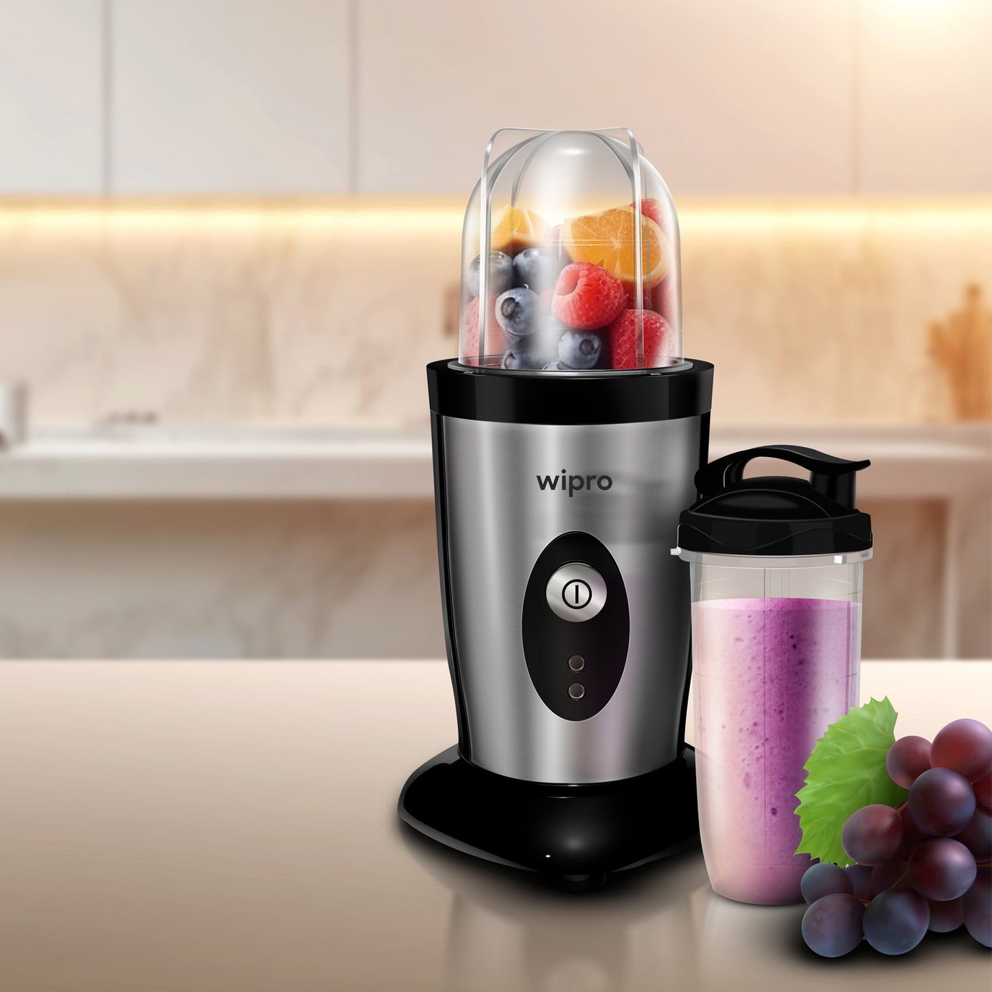 Wipro Elato Countertop Blender 2 Jar FCB 104