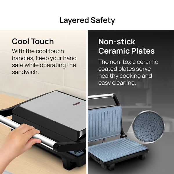 Wipro 1000 Watt Grill Sandwich Maker