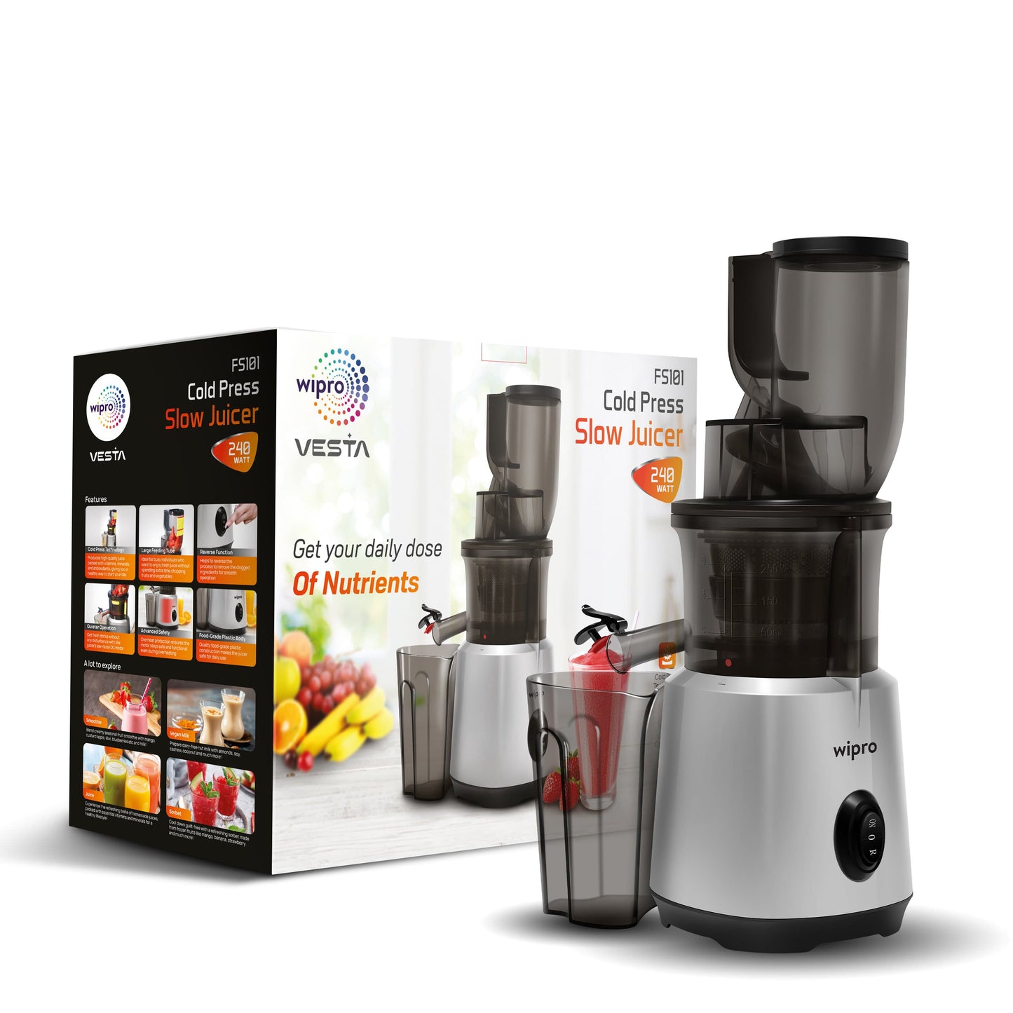 Wipro Vesta FS101 Cold press slow juicer