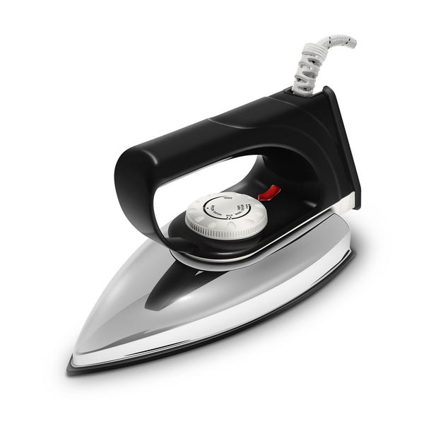 Wipro Popular 1000 Watts GD102 Lightweight Chrome finsh Automatic Electric Dry Iron | Anti bacterial German Weilburg Coated Soleplate | Quick Heat Up | Stylish & Sleek |Aluminium