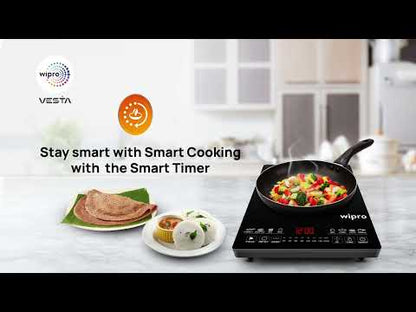 Wipro Vesta CIC203 Radiant Induction Cooktop 2200W, Black